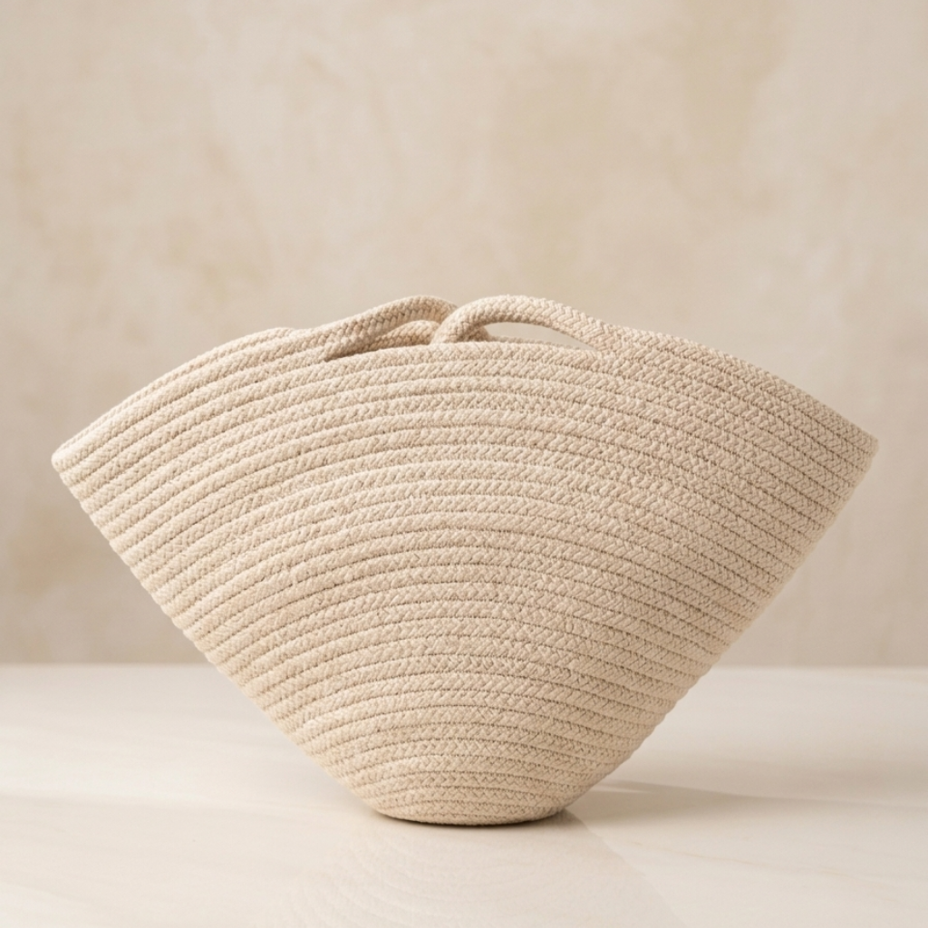 Solara Seashell Rope Tote