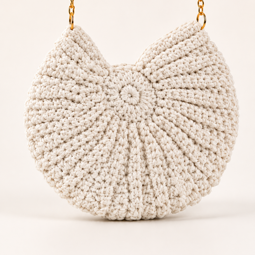 Solara White Seashell Crochet