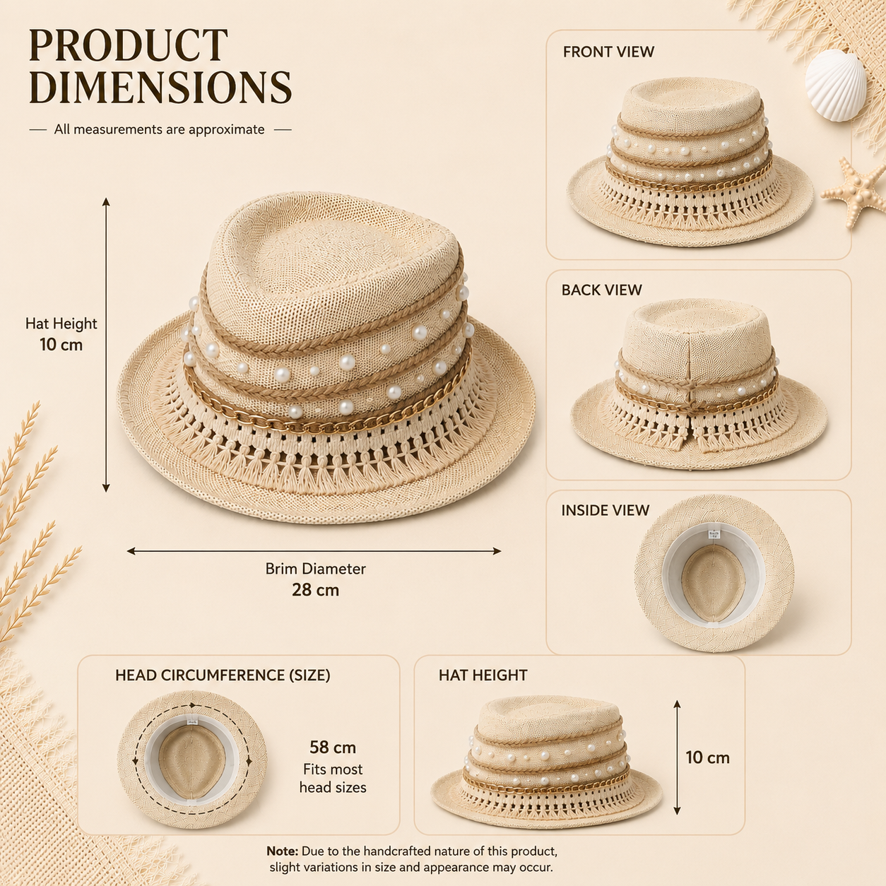 Solara Boho-Luxe Fedora